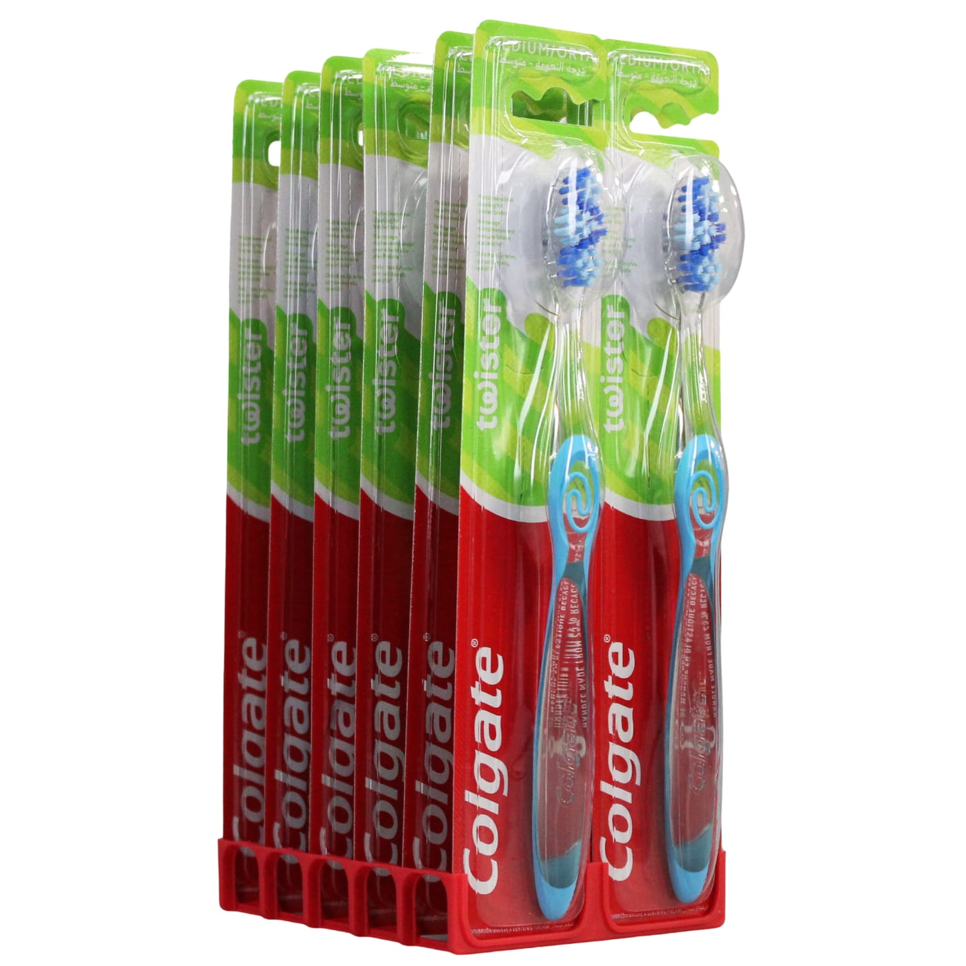 COLGATE TOOTHBRUSH TWISTER MEDIUM CDU 12