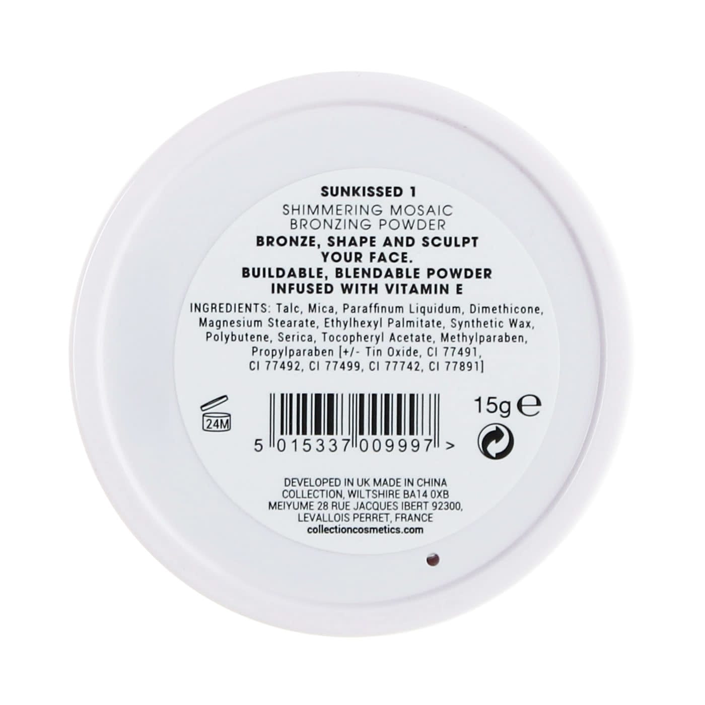 COLLECTION BRONZE GLOW 15G POWDER MOSAIC SUNKISSED