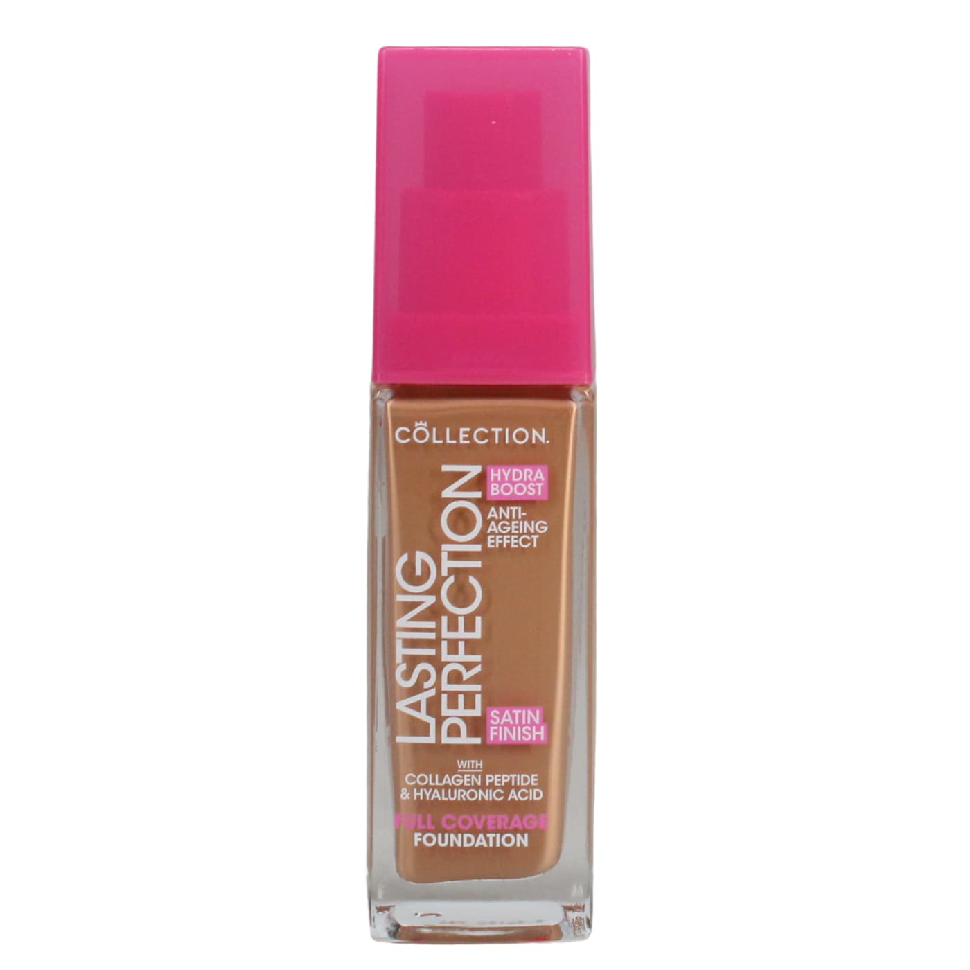 COLLECTION LASTING PERFECTION SATIN FOUNDATION CARAMEL WARM 14W 27ML