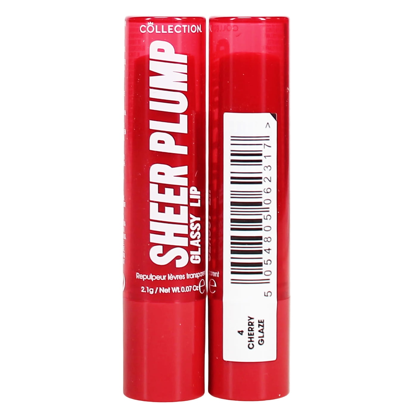 COLLECTION SHEER GLASSY LIP PLUMP CHERRY GLAZE 4