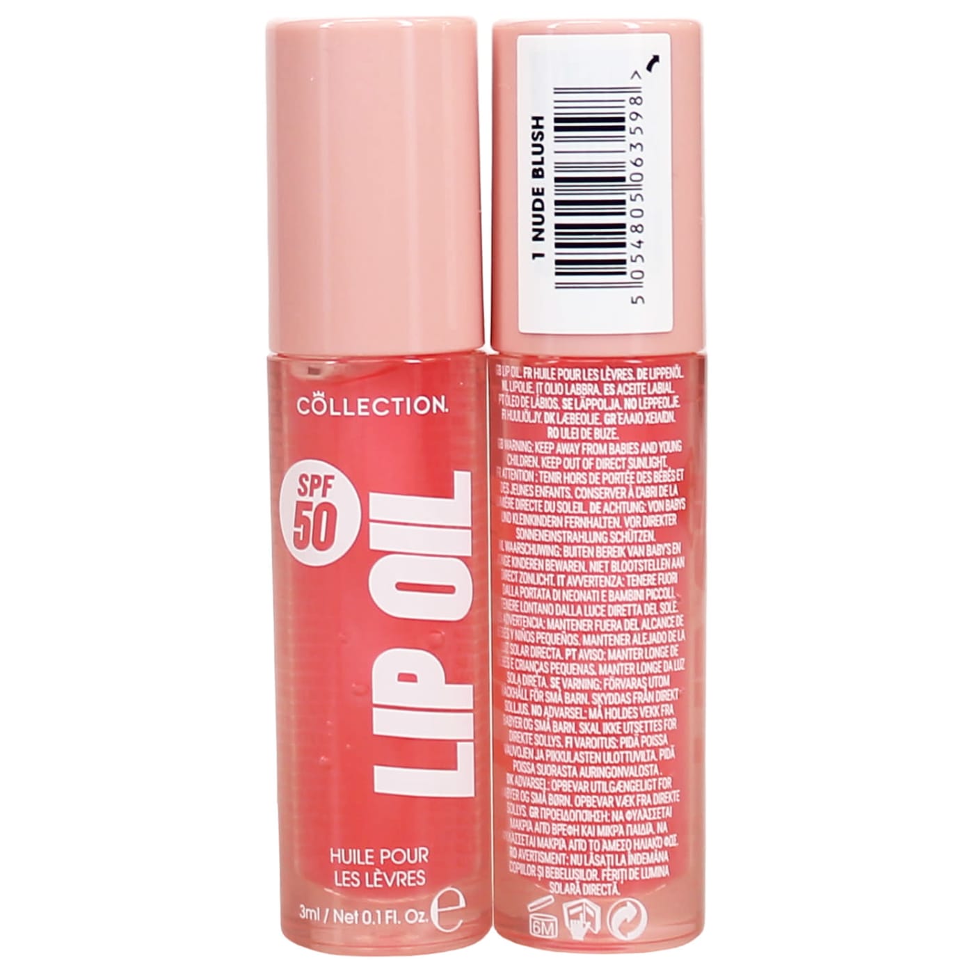 COLLECTION LIP OIL SPF50 NUDE BLUSH 1