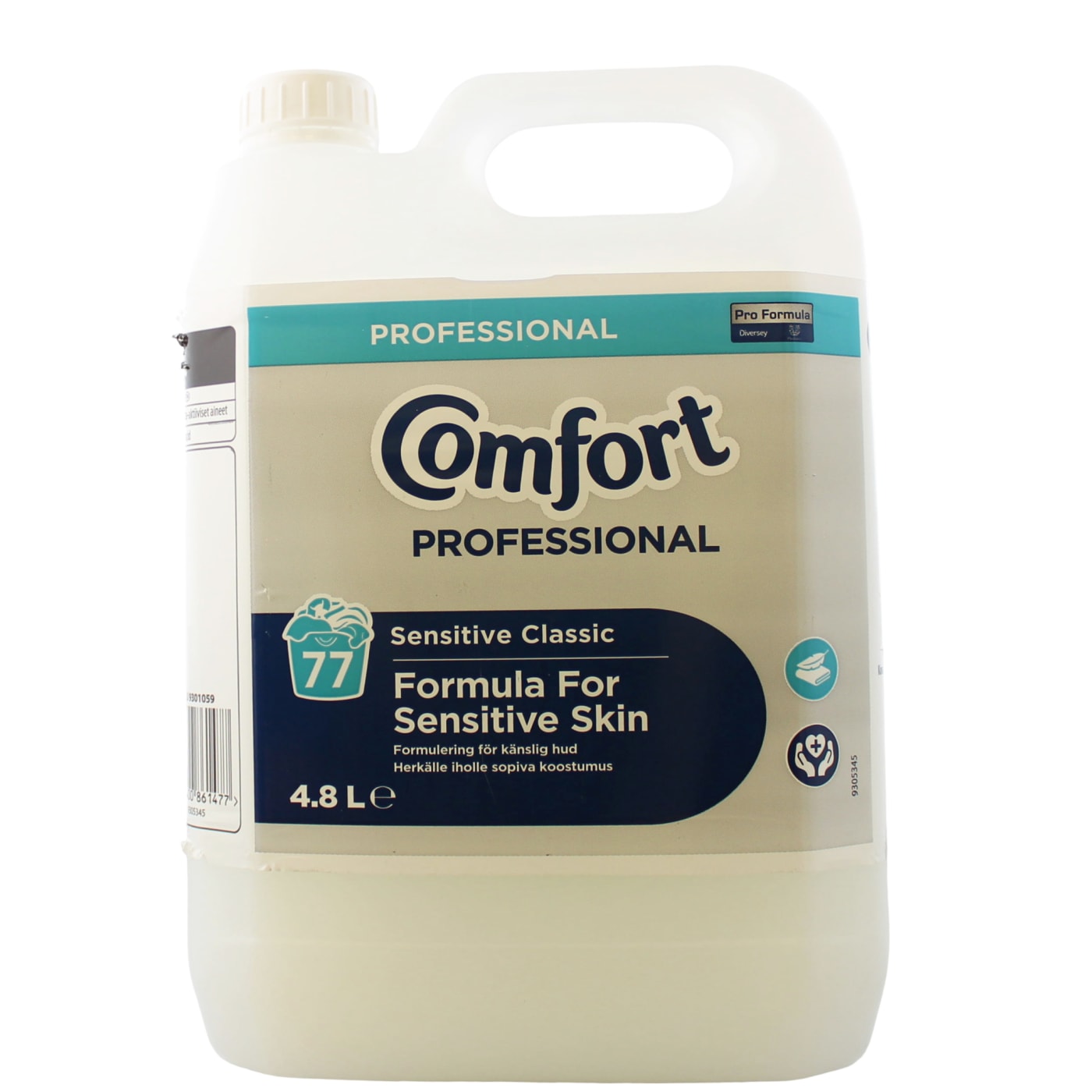 COMFORT PROFESSIONAL 4.8L FABRIC CONDITIONER SENSITIVE 77 WASH