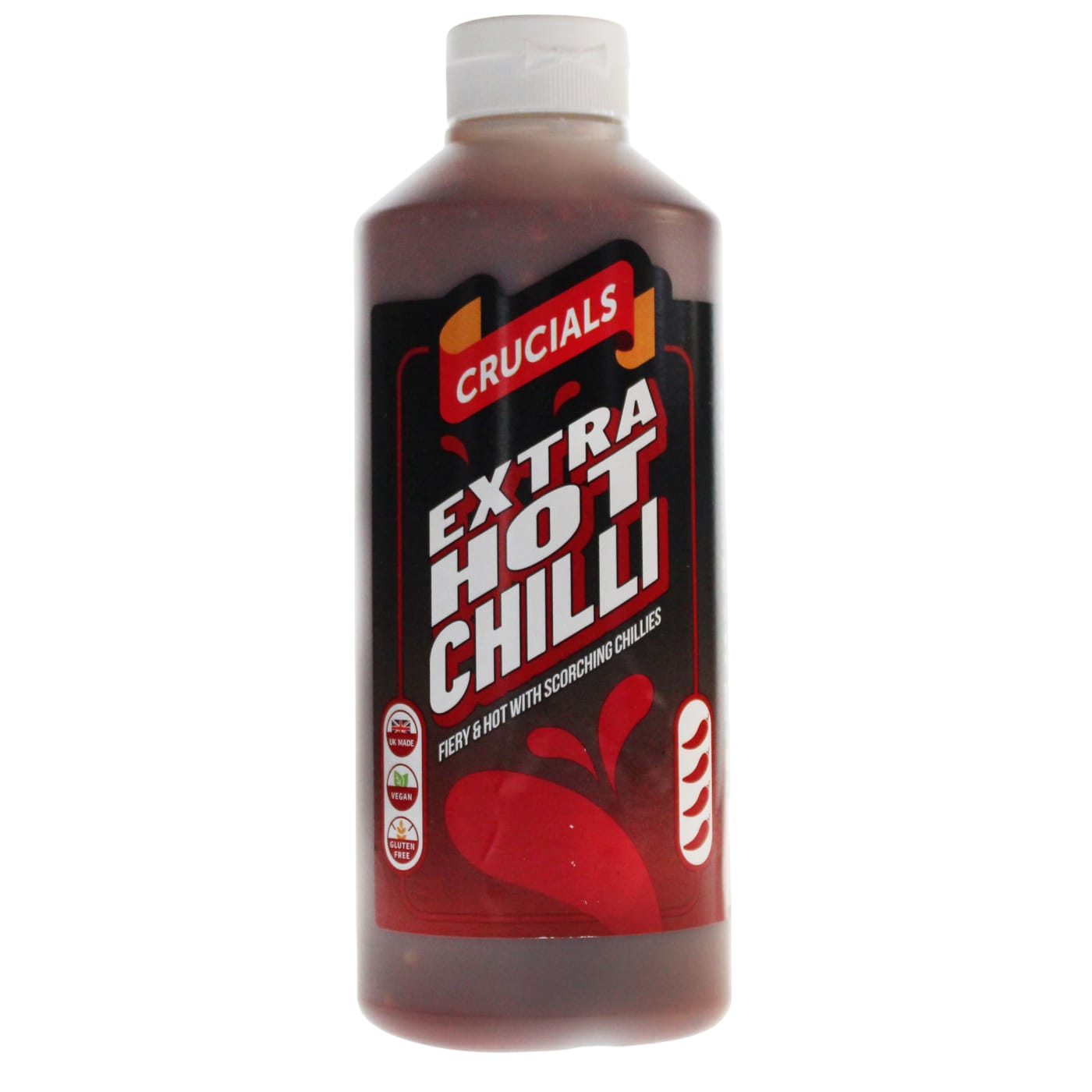 CRUCIALS EXTRA HOT CHILLI SAUCE 500ML