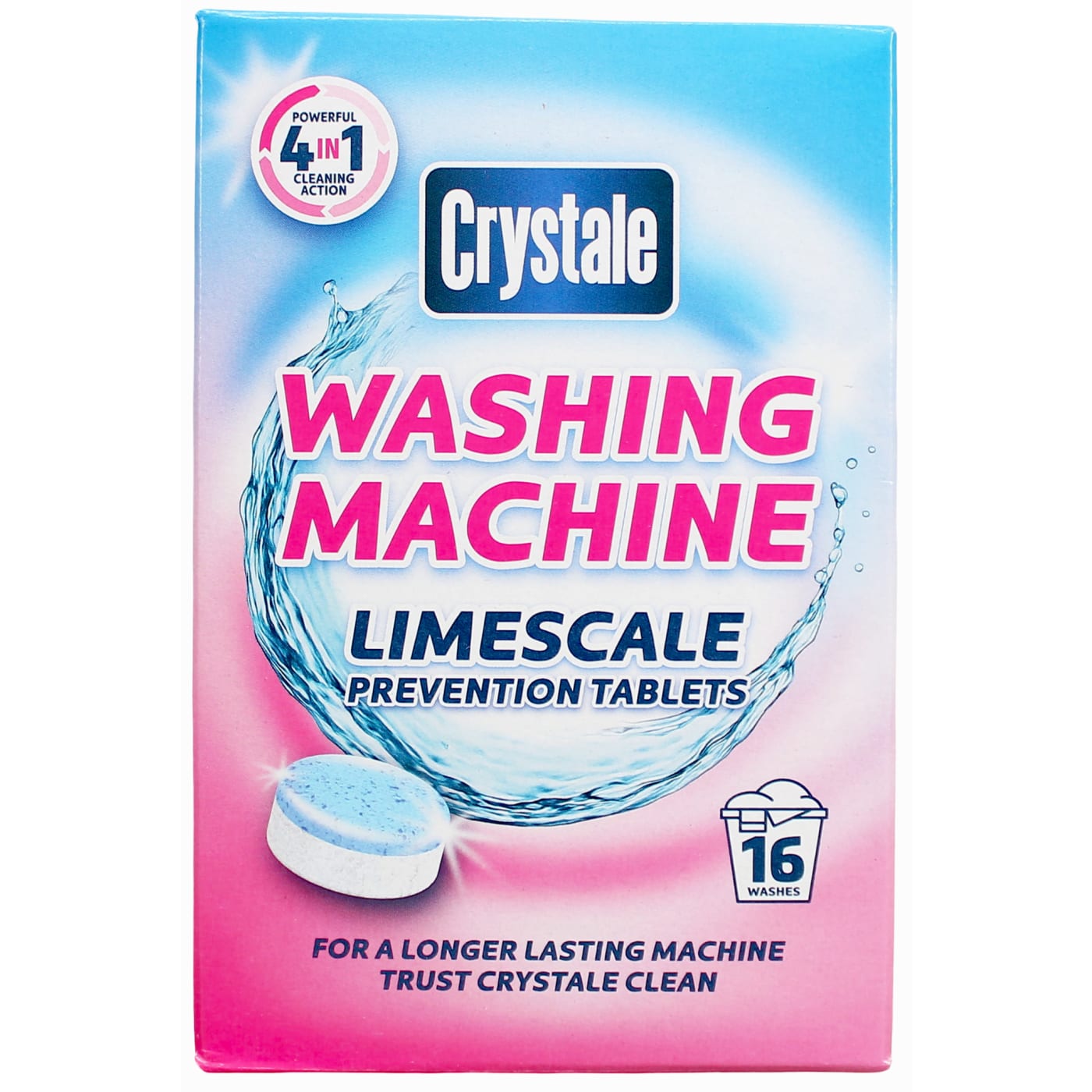 CRYSTALE LIMESCALE PREVENTION TABLETS 16PK