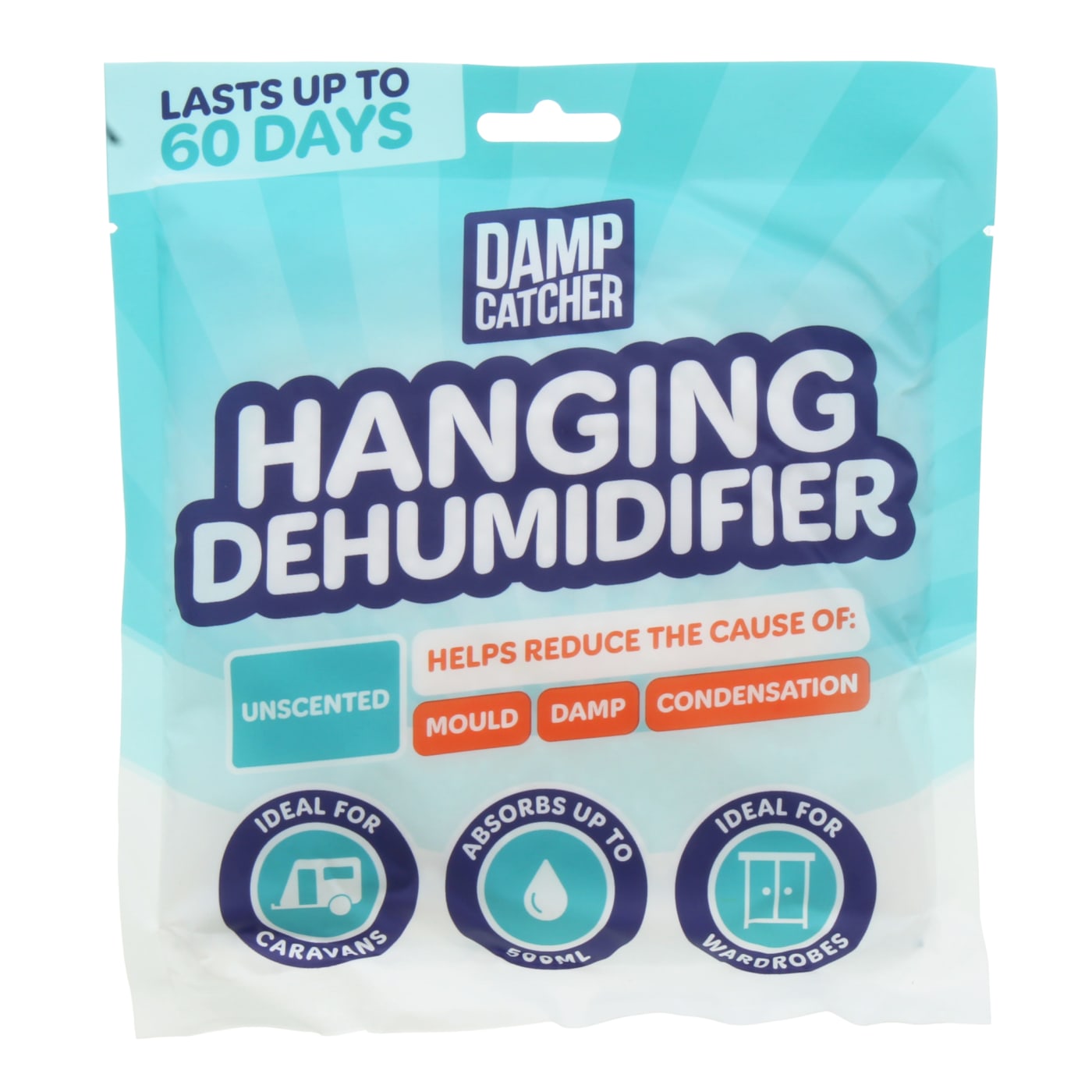 DAMP CATCHER HANGING DEHUMIDIFIER UNFRAGRANGED 500ML
