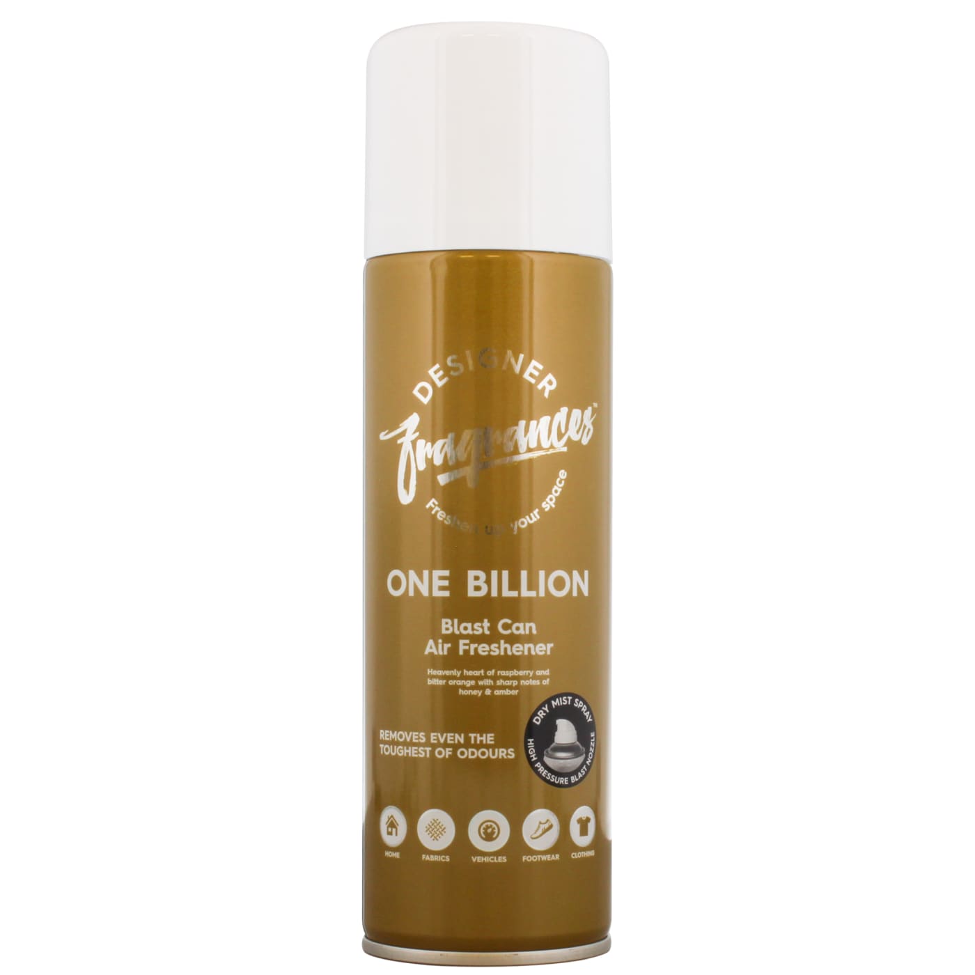 DESIGNER FRAGRANCES BLAST CAN AIR FRESHENER ONE BILLION 300ML