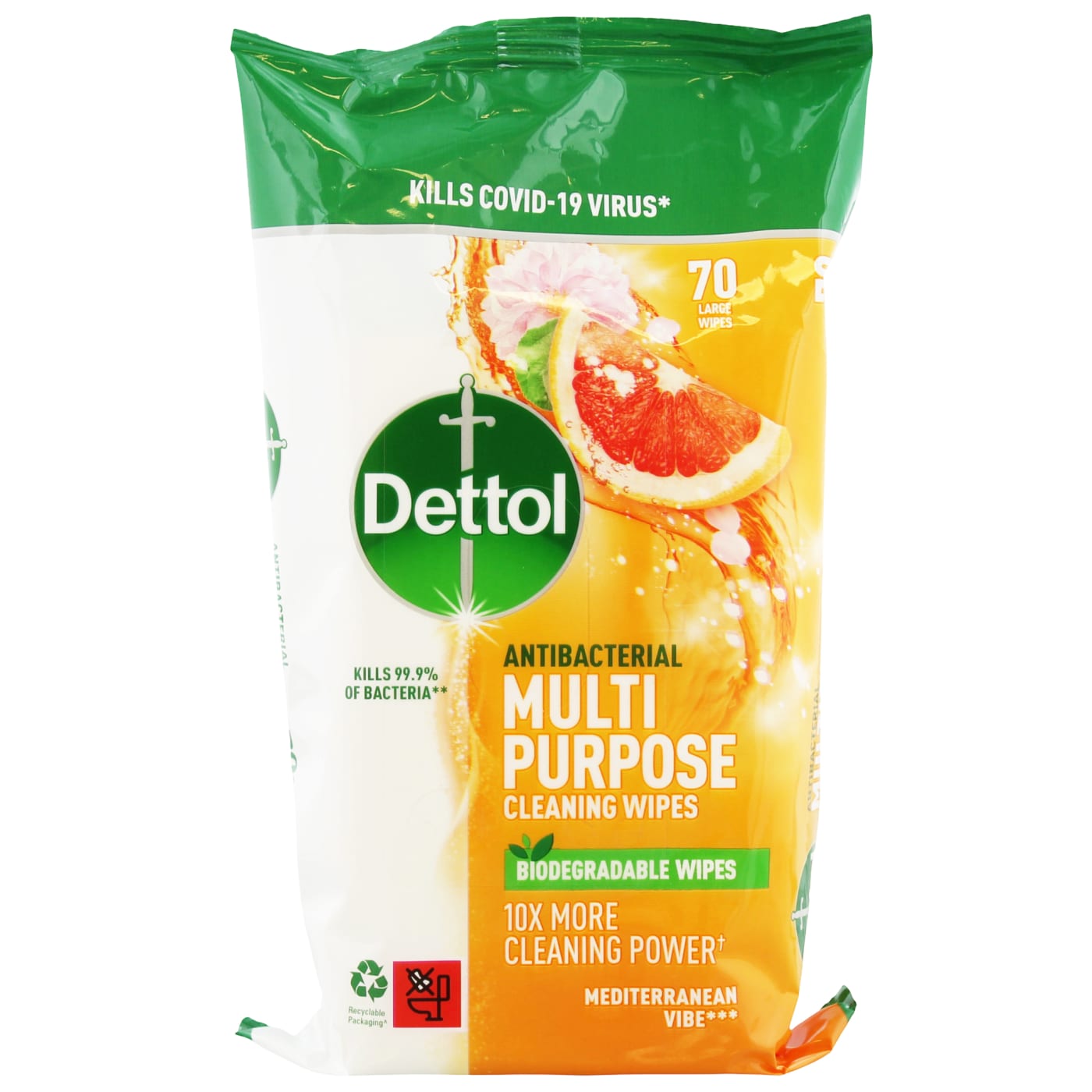 DETTOL MULTI PURPOSE WIPES MEDITERRANEAN VIBE 70'S