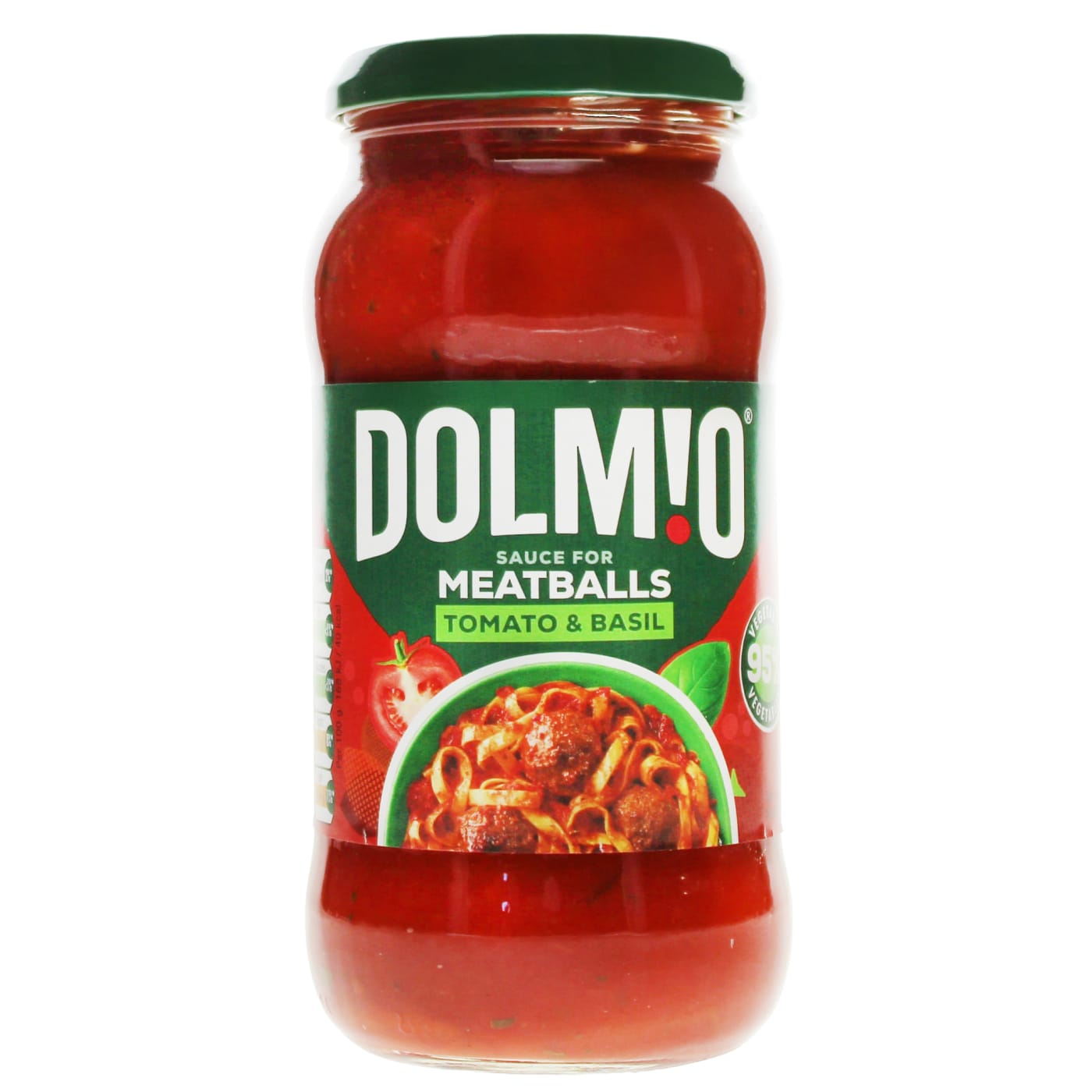 DOLMIO 450G MEATBALL SAUCE TOMATO & BASIL