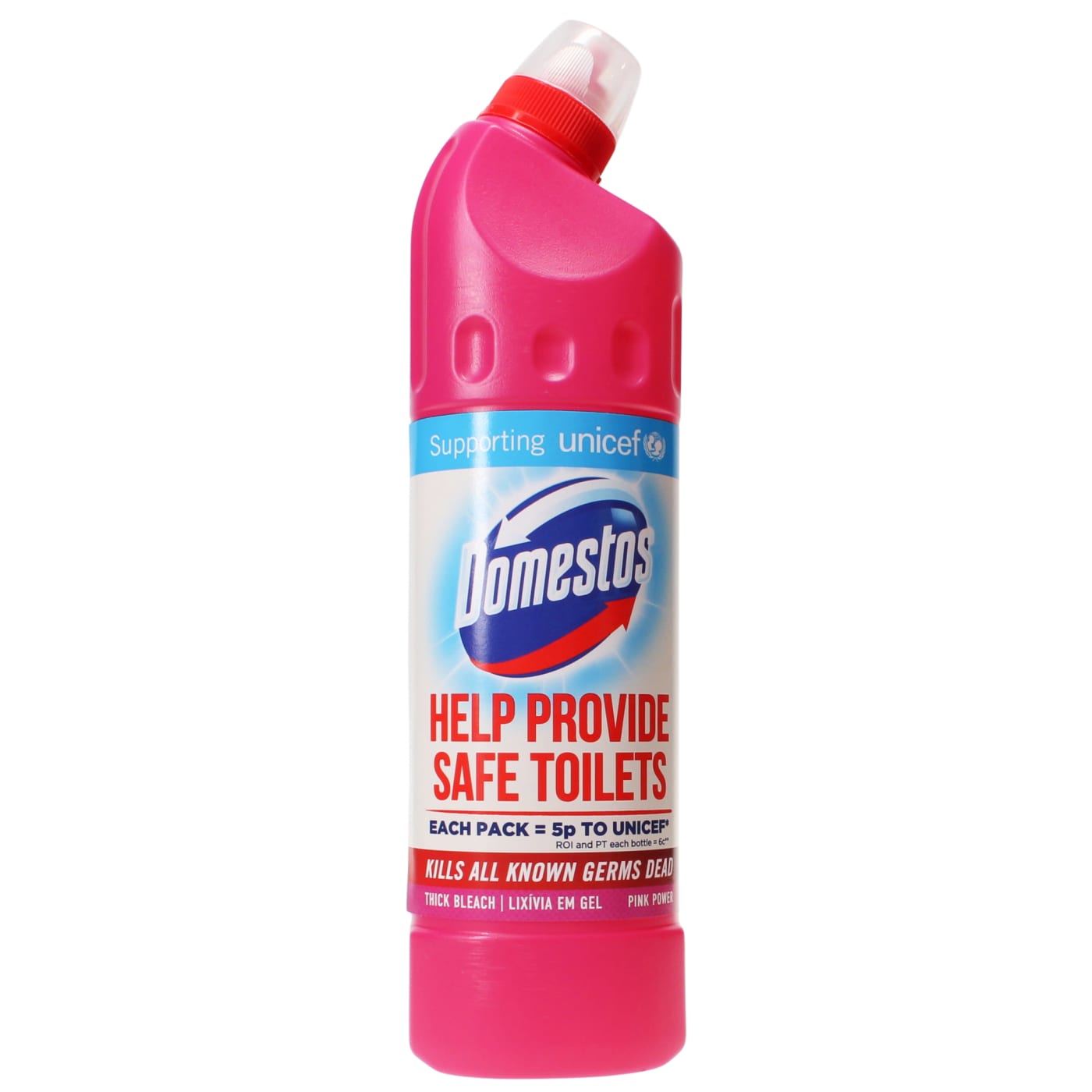 DOMESTOS BLEACH PINK POWER 750ML
