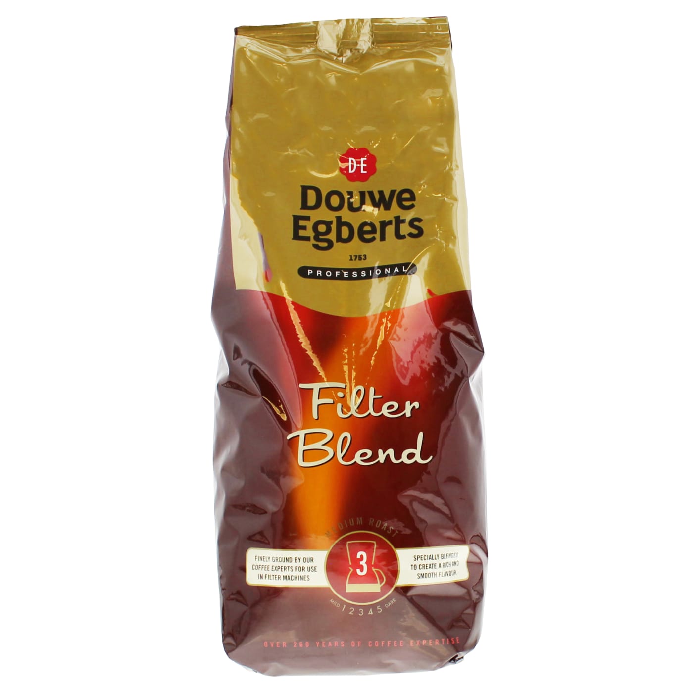 DOUWE EGBERTS 1KG ROAST & GROUND FILTER COFFEE