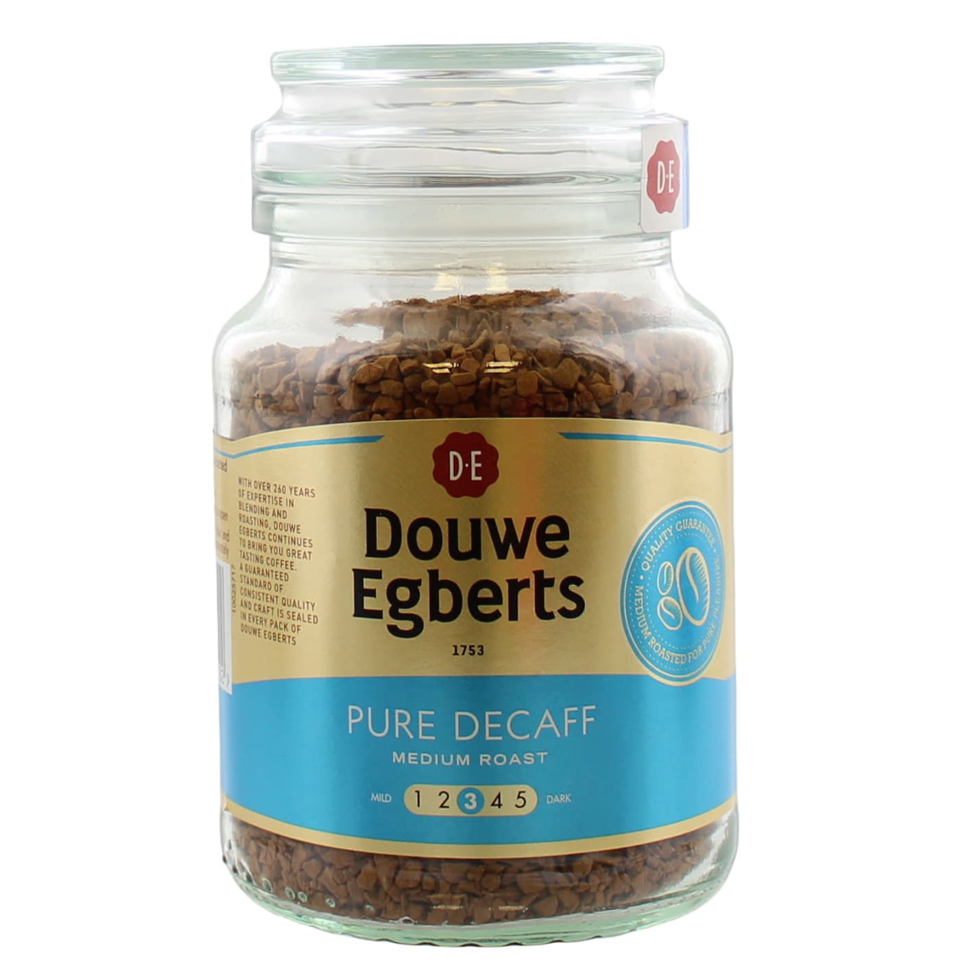 DOUWE EGBERTS 95G INSTANT COFFEE PURE DECAF (0% VAT)