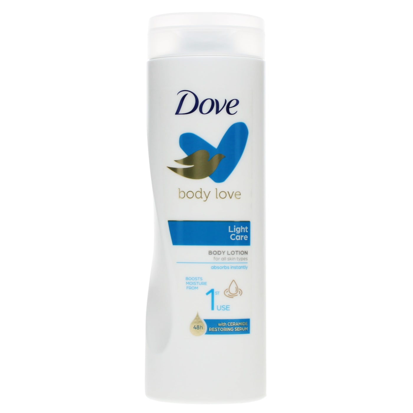 DOVE BODY LOTION LIGHT CARE 400ML