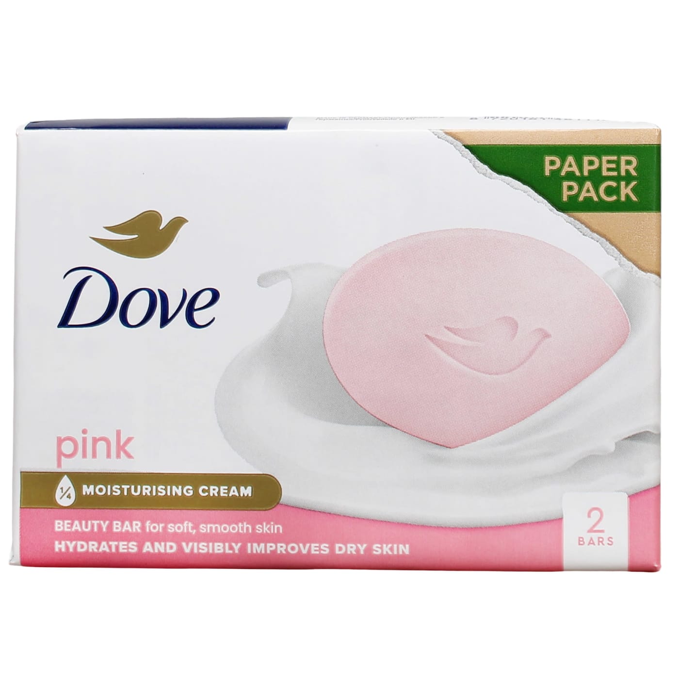DOVE 2X90G SOAP BAR PINK