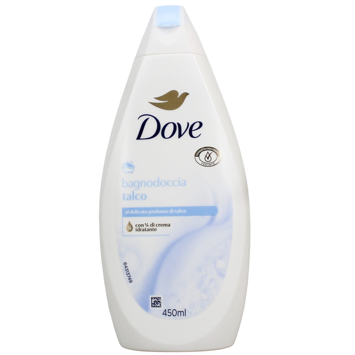 DOVE SHOWER GEL TALC NEW 450ML