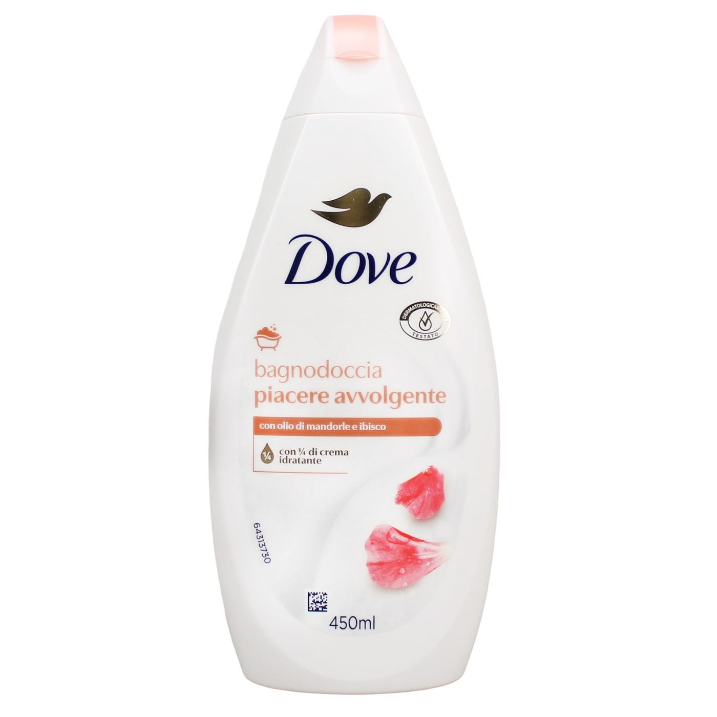 DOVE SHOWER GEL HIBISCUS FLOWER & ALMOND OIL 450ML