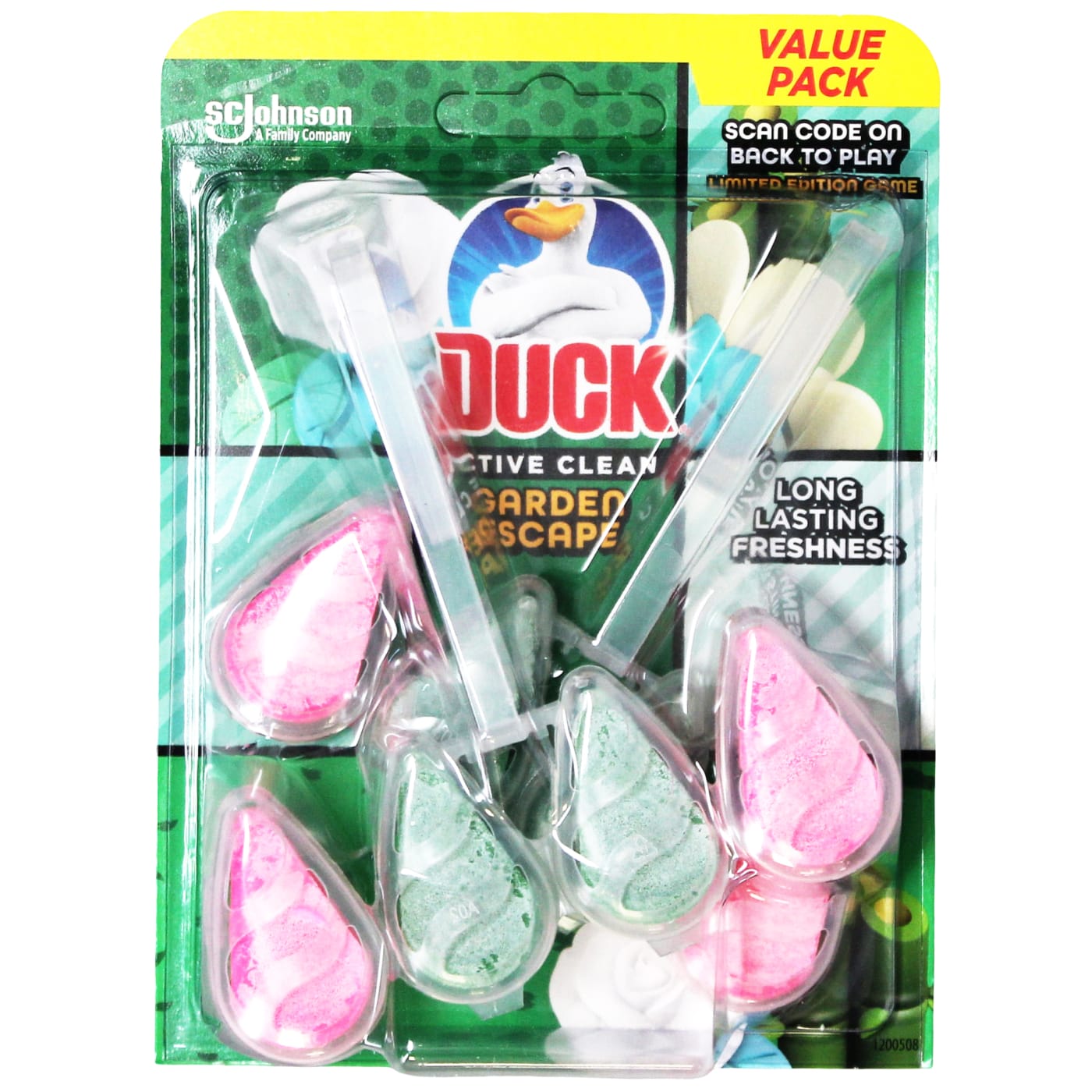 DUCK 2 X 38.6G ACTIVE CLEAN RIMBLOCK GARDEN ESCAPE TWINPACK