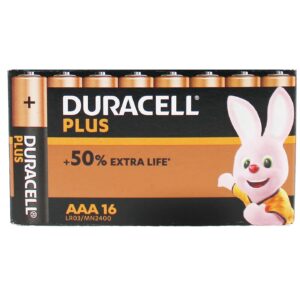 DURACELL PLUS POWER BOOST AAA 16'S