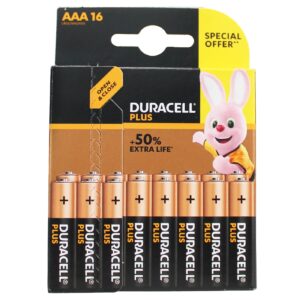 DURACELL PLUS POWER BOOST AAA 16'S