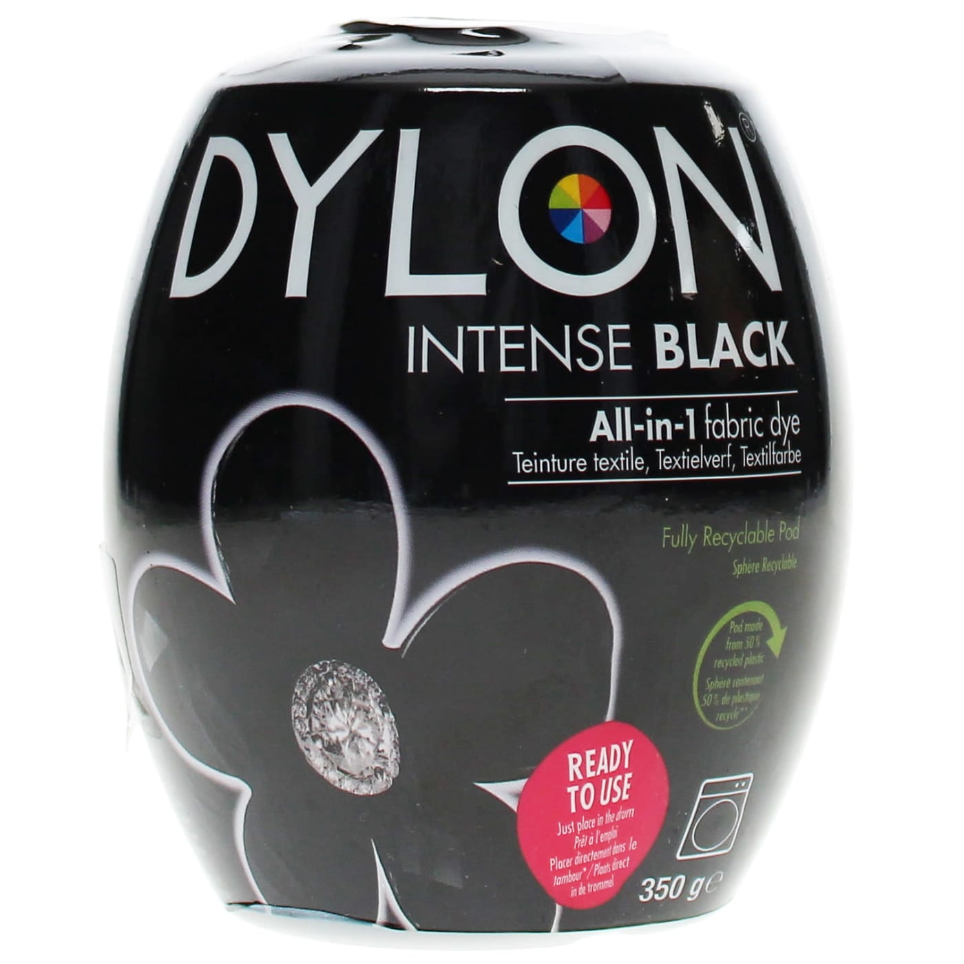 DYLON MACHINE DYE POD INTENSE BLACK 12