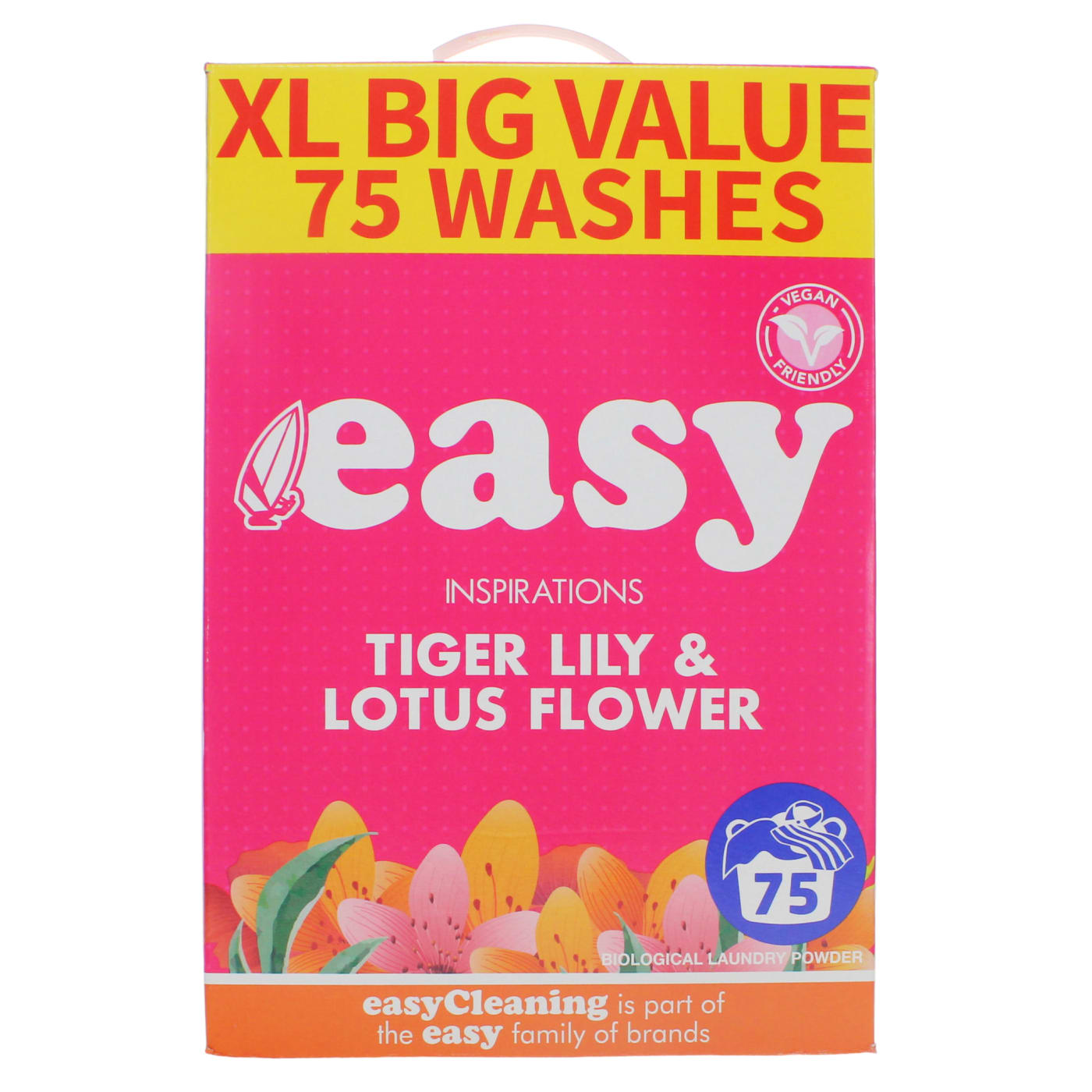 EASY 5.1KG WASHING POWDER TIGER LILY & LOTUS FLOWER 75 WASH