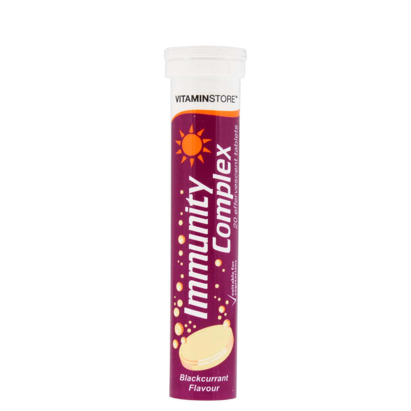 EFFERVESCENT IMMUNITY COMPLEX TABLETS BLACKCURRANT 20'S