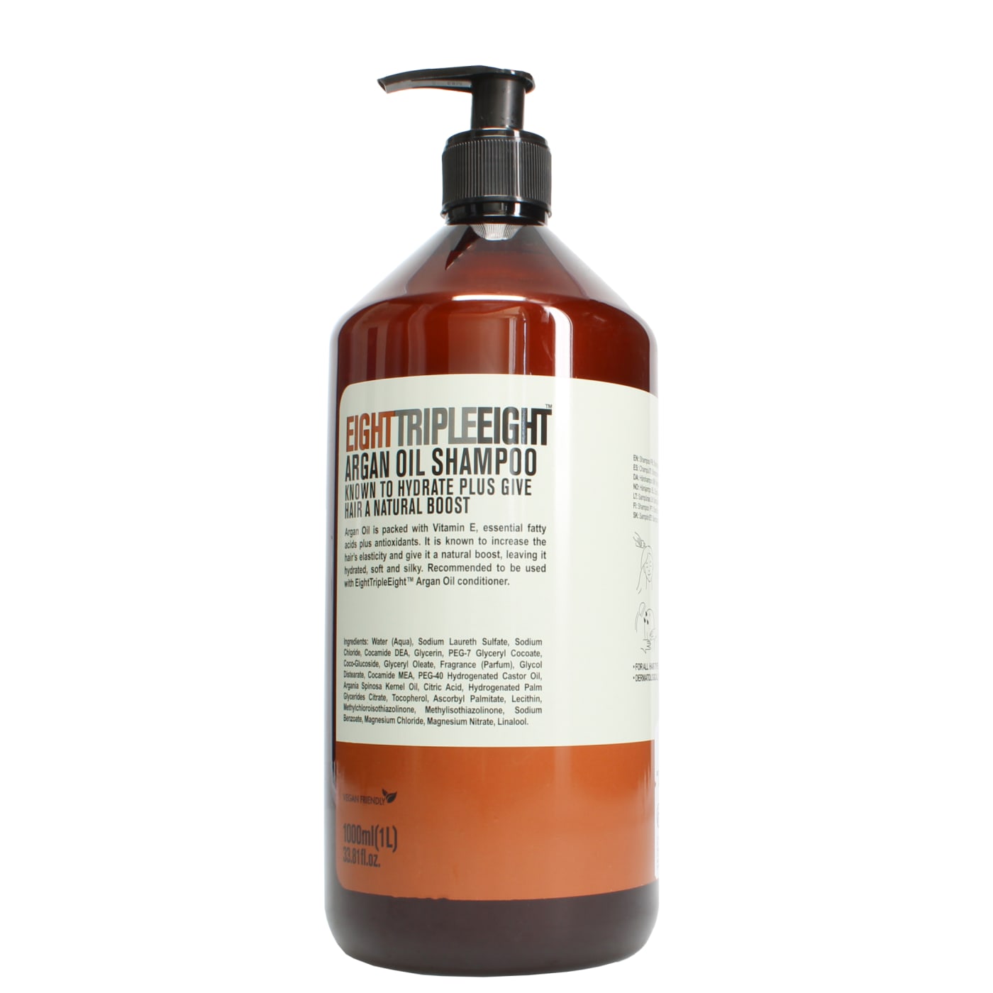 EIGHTTRIPLEEIGHT 1L SHAMPOO ARGAN