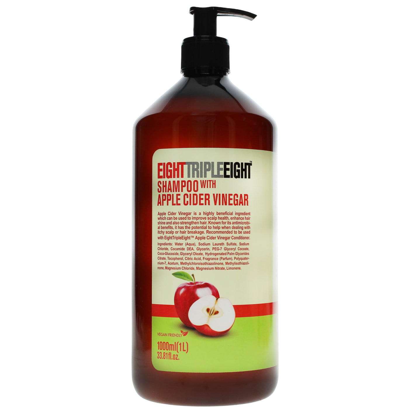 EIGHTTRIPLEEIGHT 1L SHAMPOO APPLE CIDER VINEGAR
