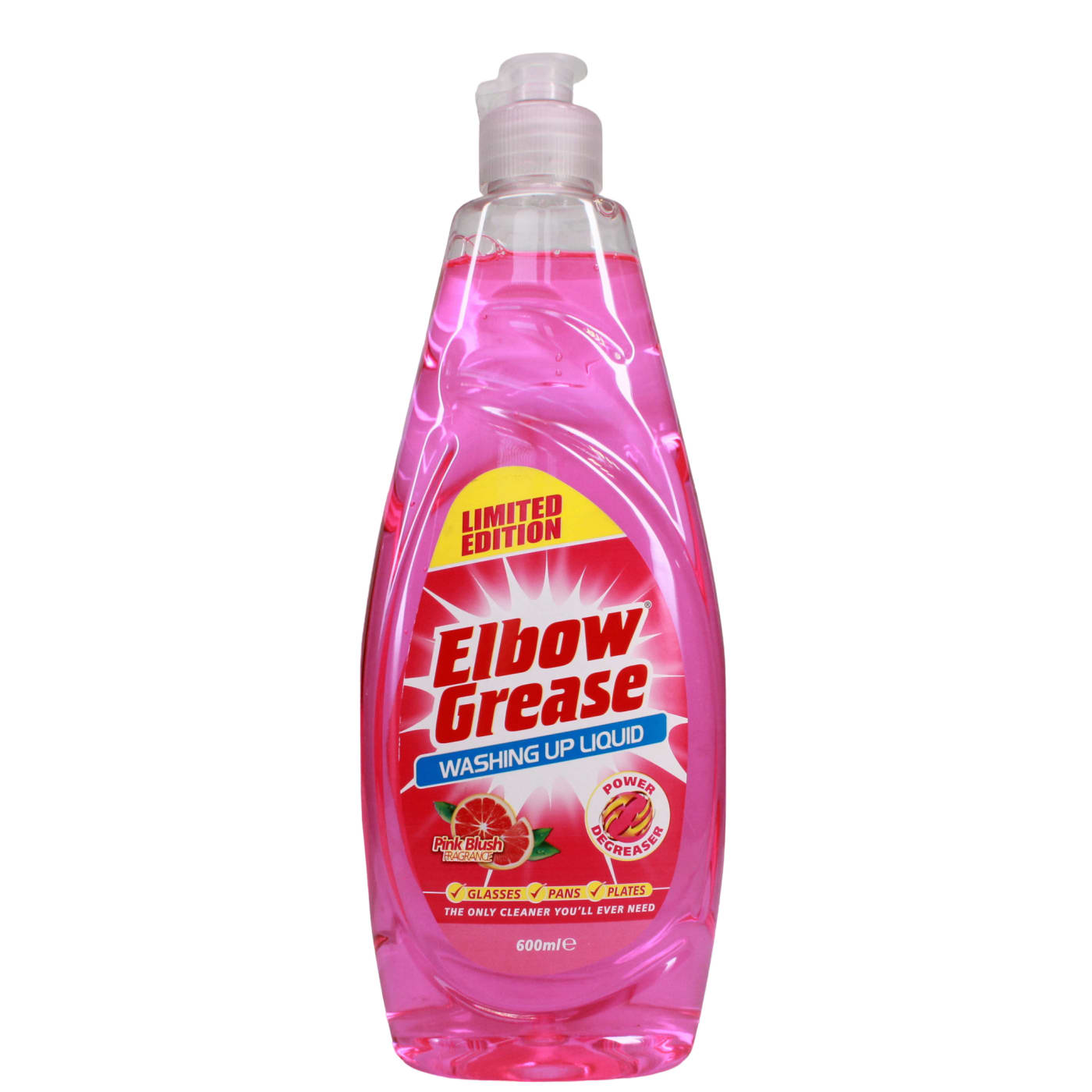 ELBOW GREASE WASHING UP LIQUID PINK 600ML