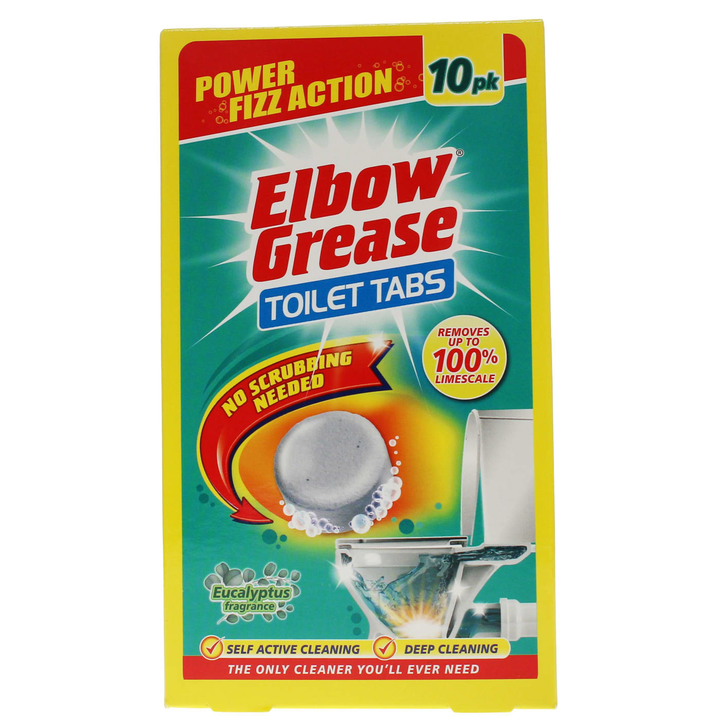 ELBOW GREASE 10X30G TOILET TABLETS EUCALYPTUS