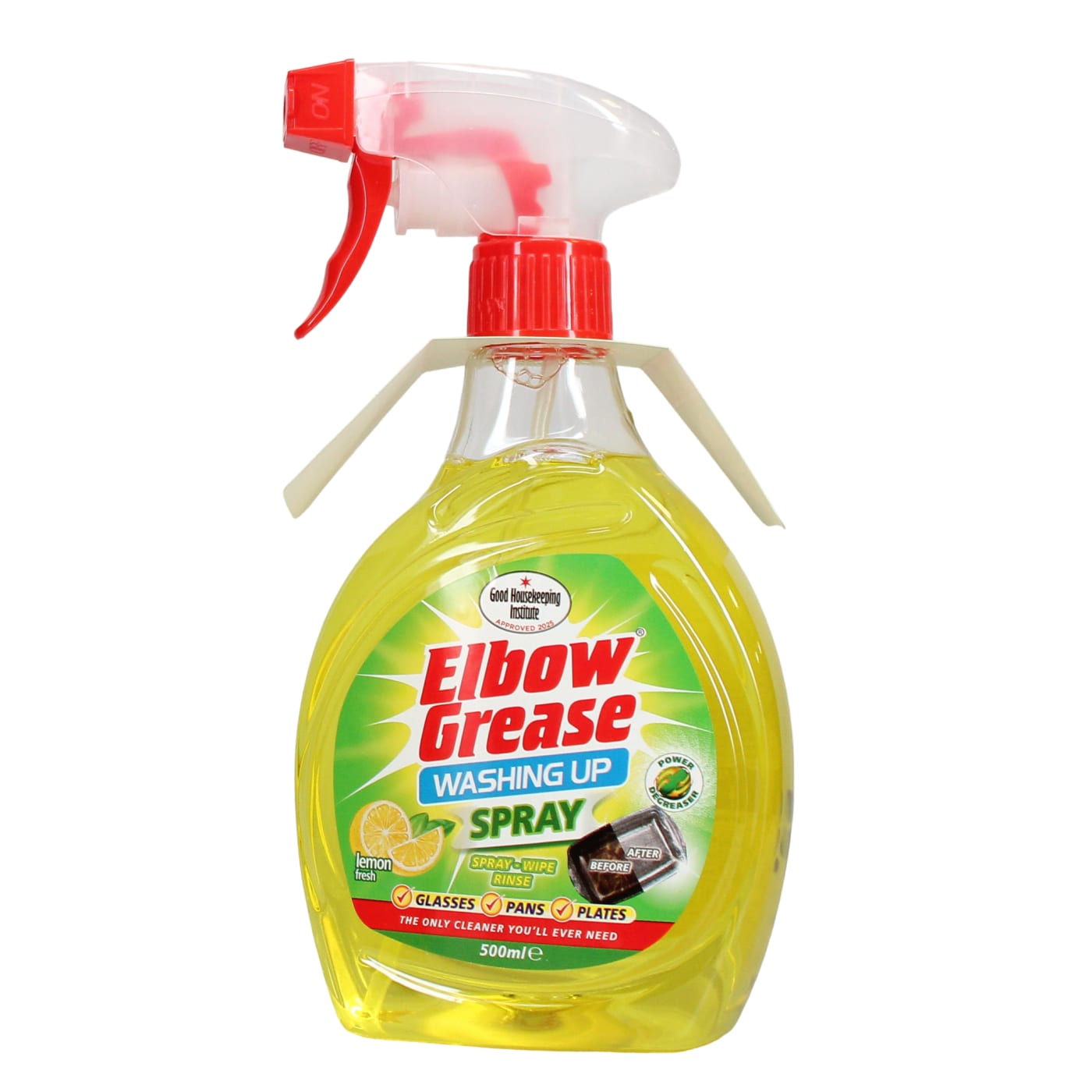 ELBOW GREASE WASHING UP SPRAY LEMON 500ML
