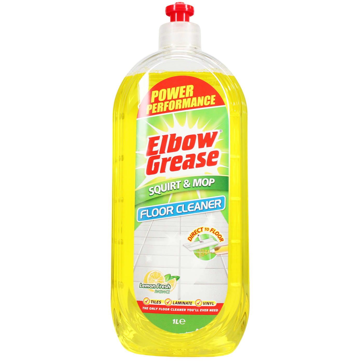 ELBOW GREASE 1L ALL PURPOSE FLOOR CLEANER RTU LEMON