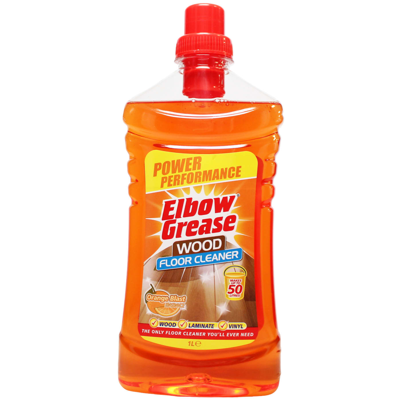 ELBOW GREASE 1L WOOD FLOOR CLEANER CONC ORANGE