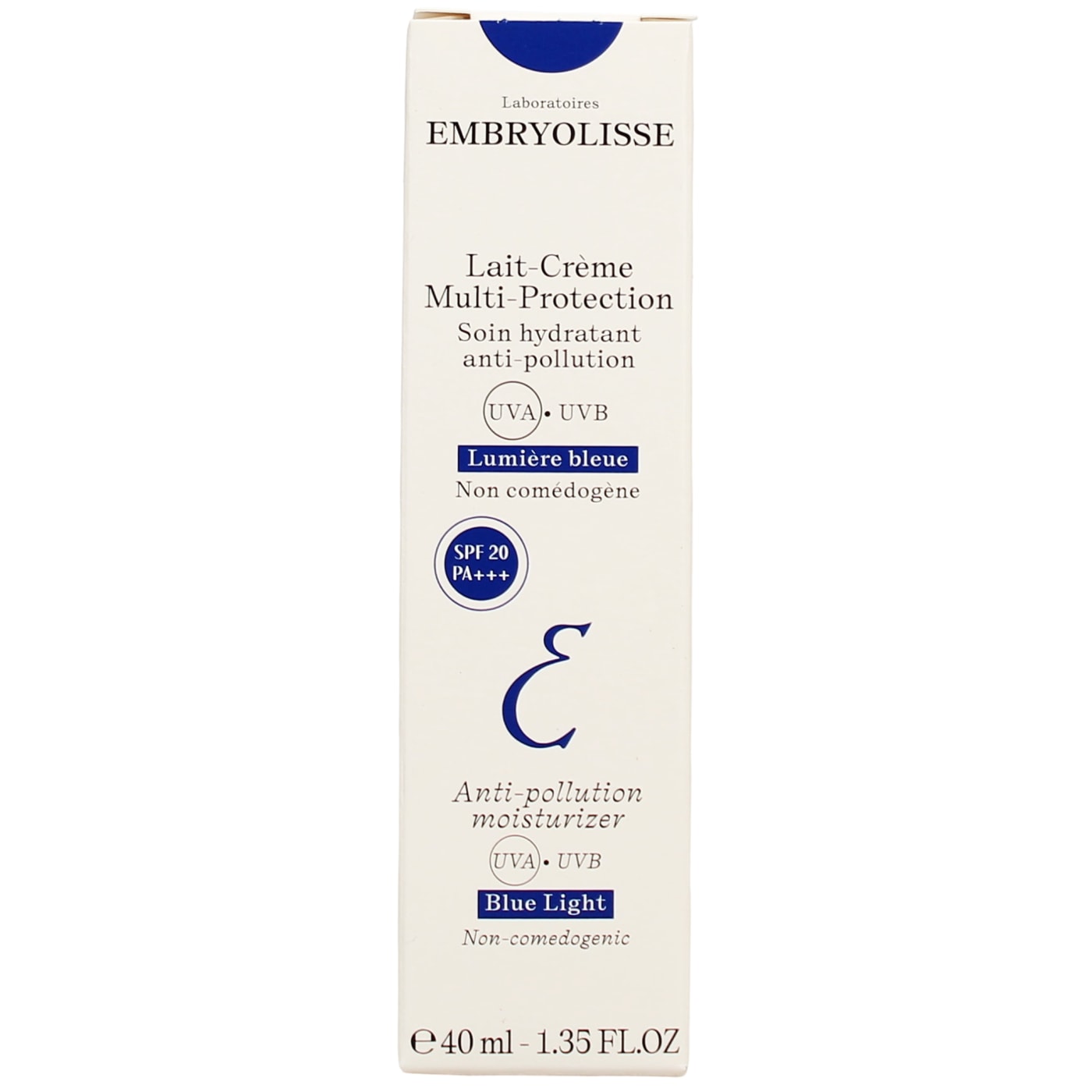 EMBRYOLISSE LABORATORIES ANTI-POLLUTION MOISTURISER SPF20 40ML