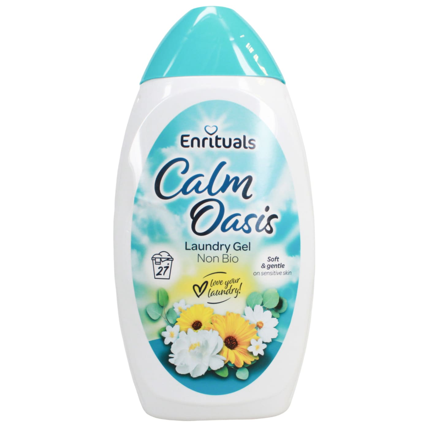 ENRITUALS LAUNDRY GEL NON BIO CALM OASIS 27 WASH 970ML