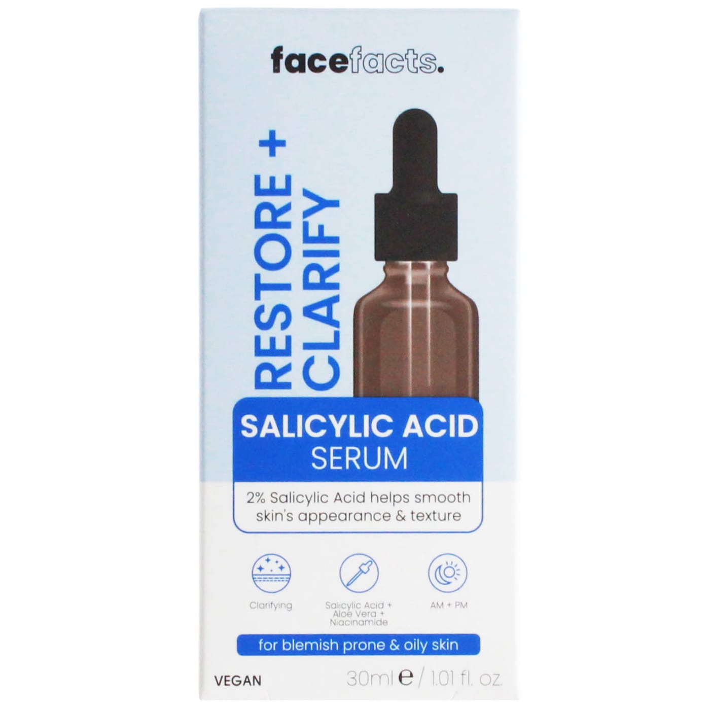 FACE FACTS FACIAL SERUM SALICYLIC ACID 30ML