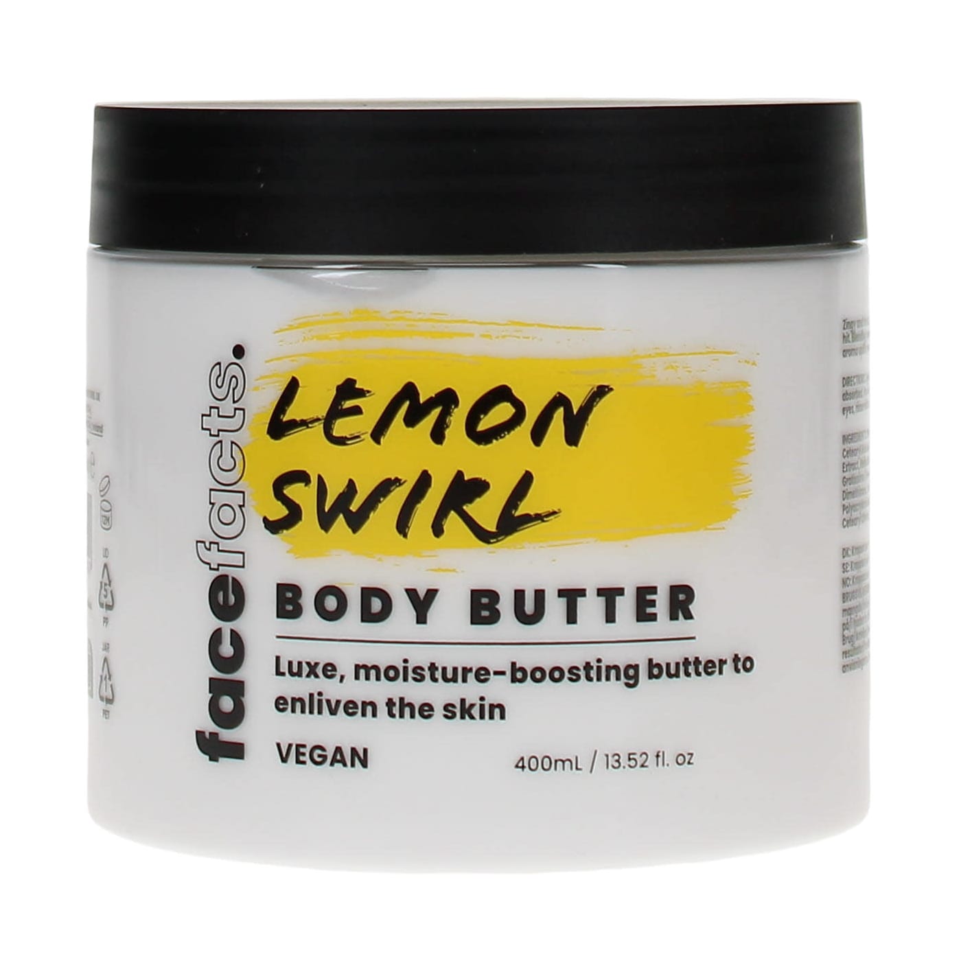 FACE FACTS 400G BODY BUTTER LEMON SWIRL