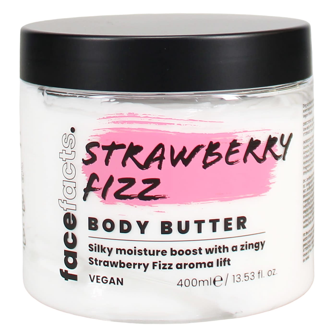 FACE FACTS BODY BUTTER STRAWBERRY FIZZ 400ML