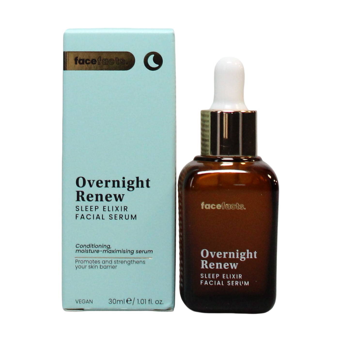 FACE FACTS OVERNIGHT RENEW FACIAL SERUM SLEEP ELIXIR 30ML