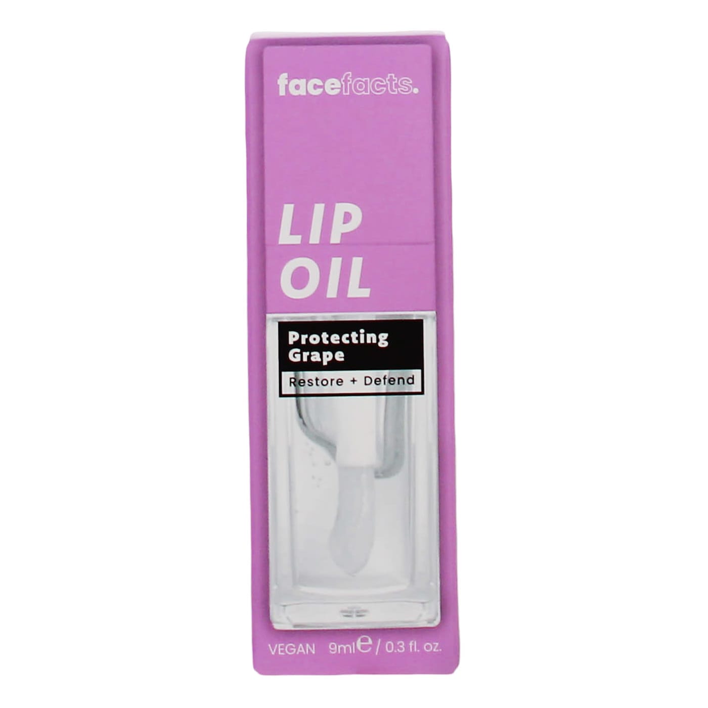 FACE FACT TINTED SKINCARE LIP OIL GRAPE S 9ML
