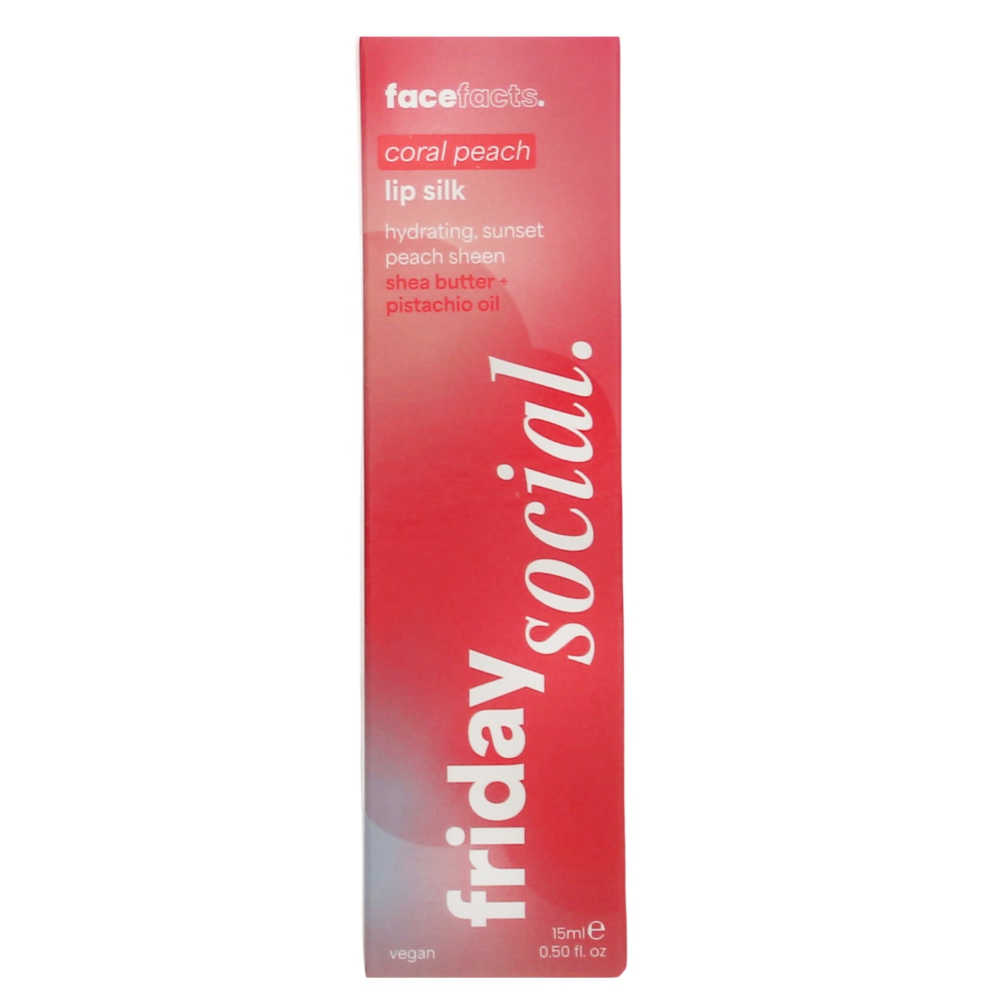 FACE FACTS LIP SILK CORAL PEACH 15ML