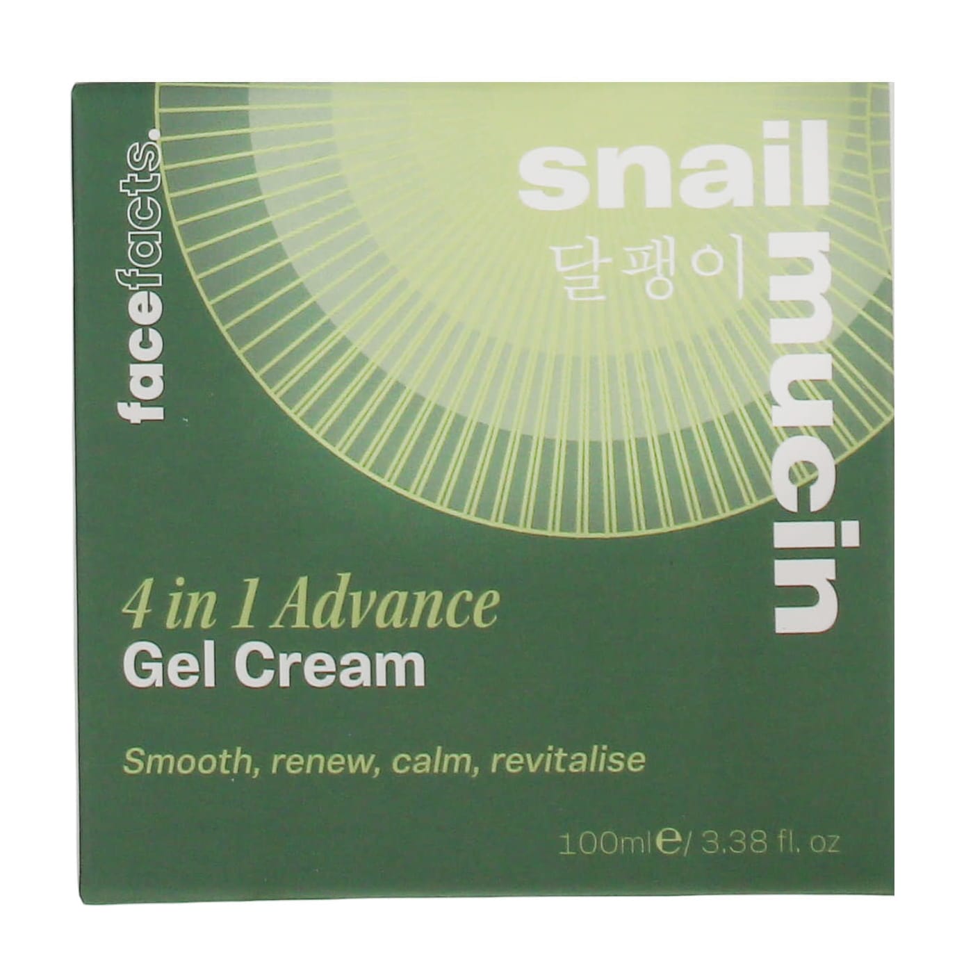 FACE FACTS SNAIL MUCIN 4IN1 GEL CREAM 100ML