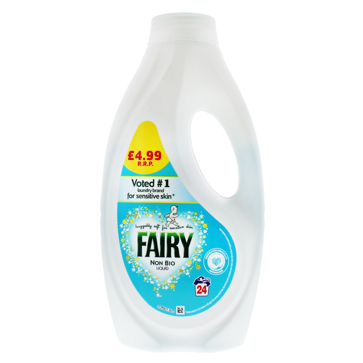 FAIRY NON BIO WASHING LIQUID 24 WASH PMP £4.99 744ML