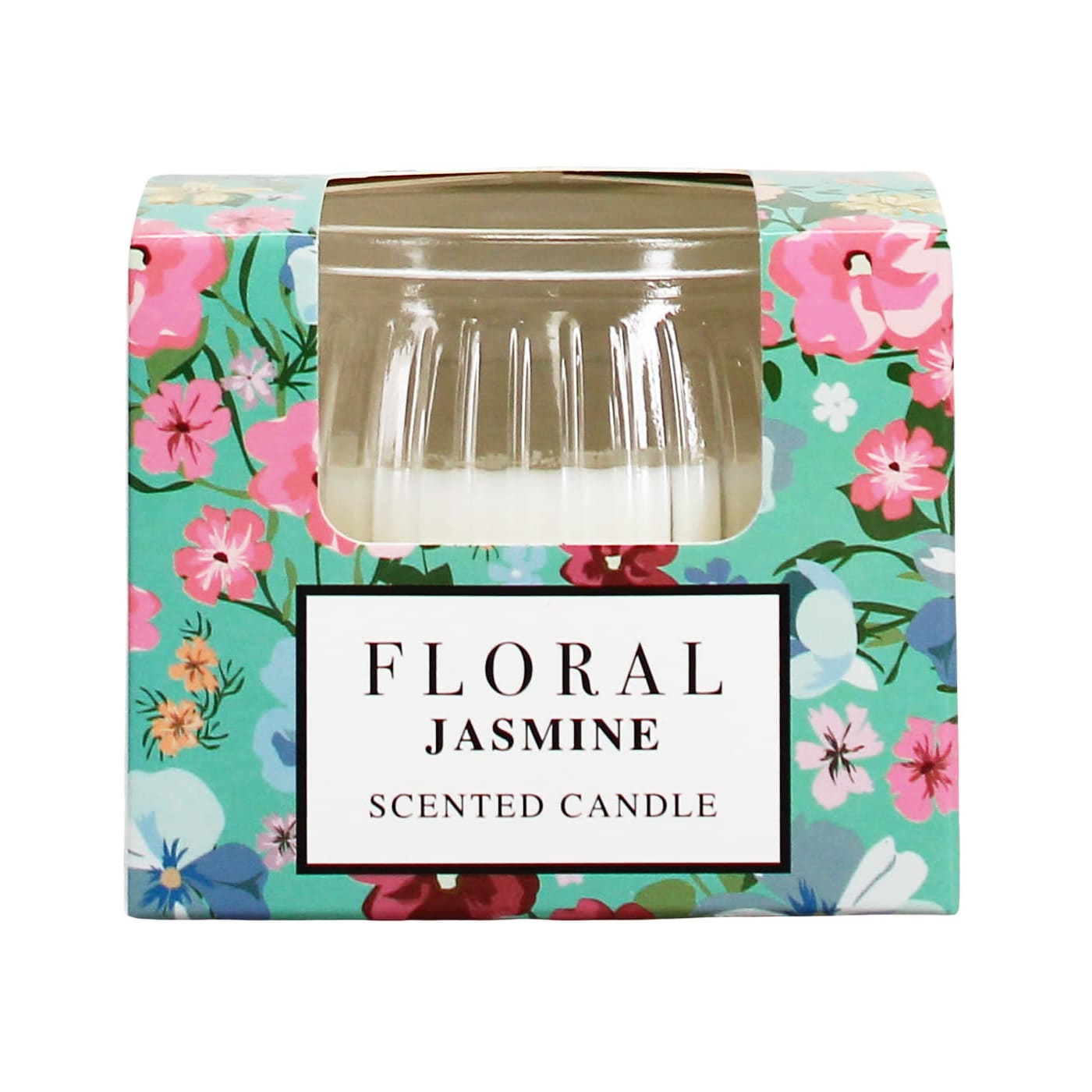 FLORAL 3OZ BOXED SCENTED CANDLE JASMINE