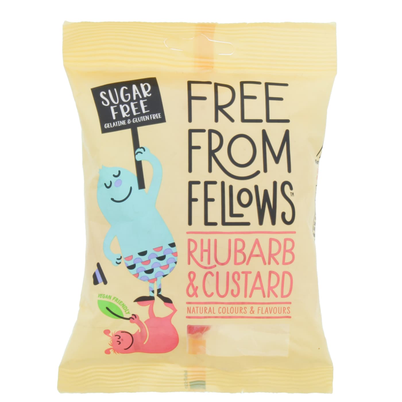 FREE FROM FELLOWS 70G RHUBARB & CUSTARD