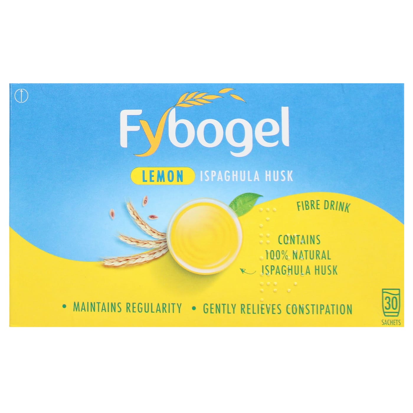 FYBOGEL ISPAGHULA HUSK CONSTIPATION RELIEF SACHETS LEMON 30'S