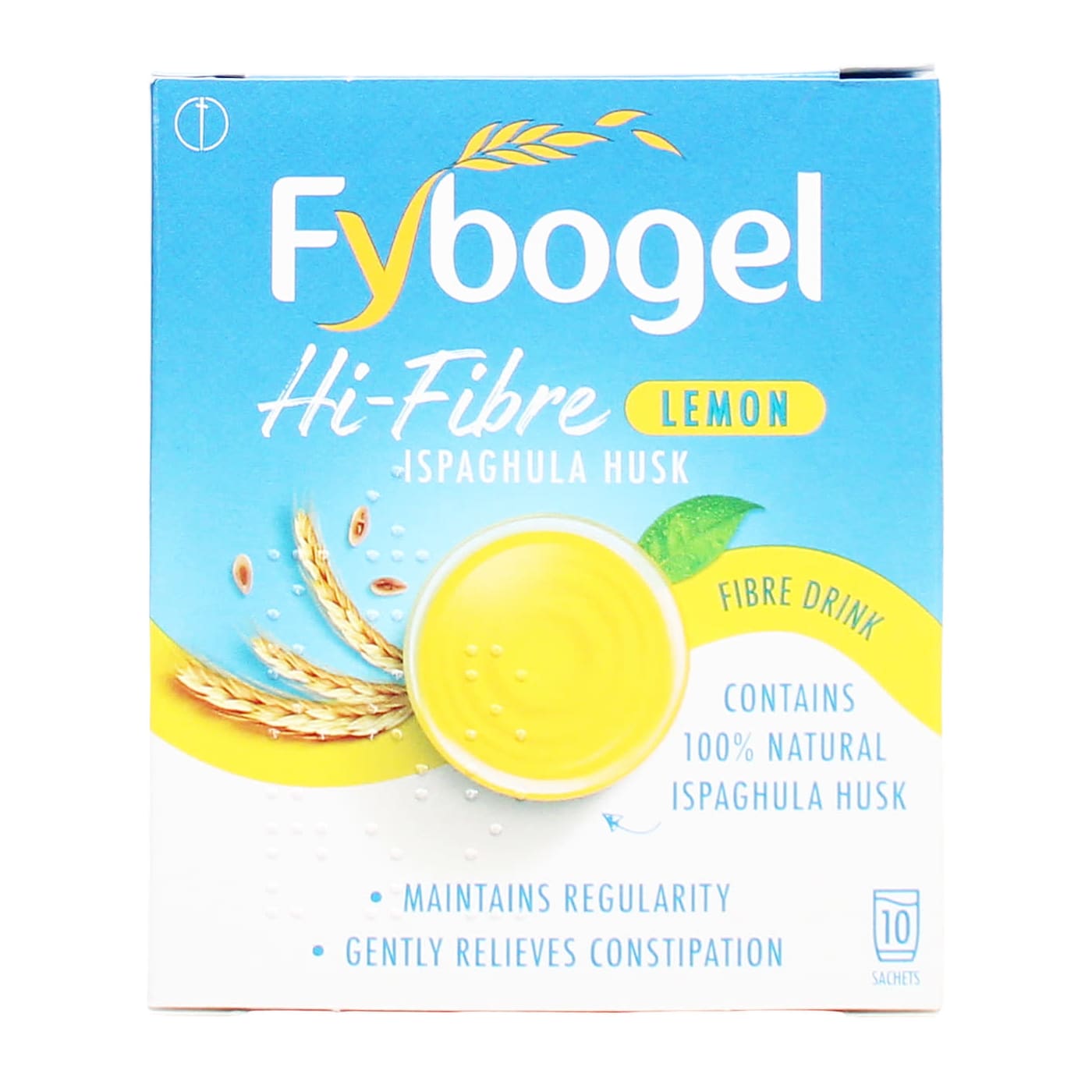 FYBOGEL HI FIBRE CONSTIPATION RELIEF SACHETS LEMON 10'S