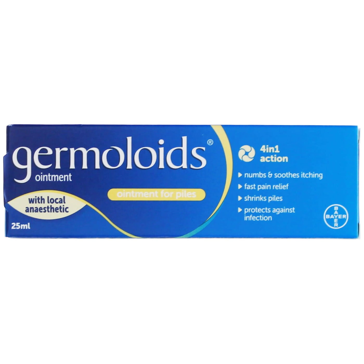 GERMOLOIDS TRIPLE ACTION OINTMENT 25ML