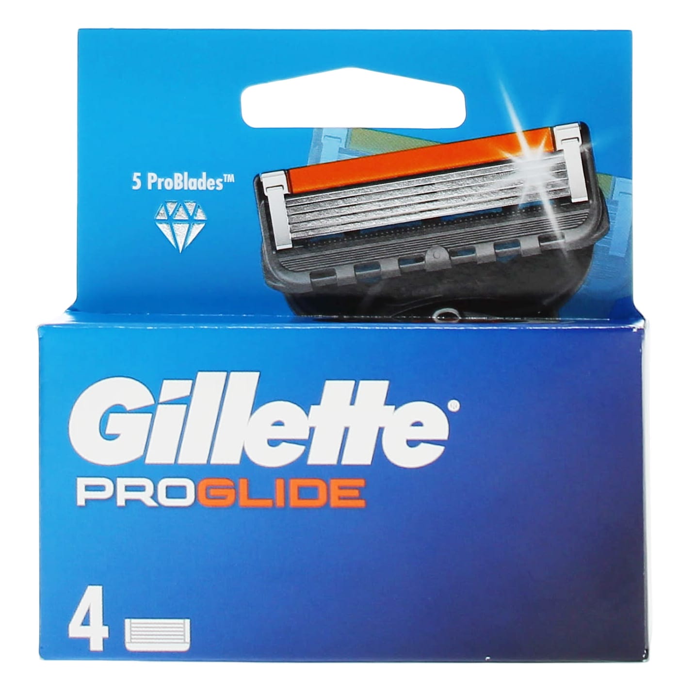 GILLETTE FUSION PROGLIDE BLADES 4'S