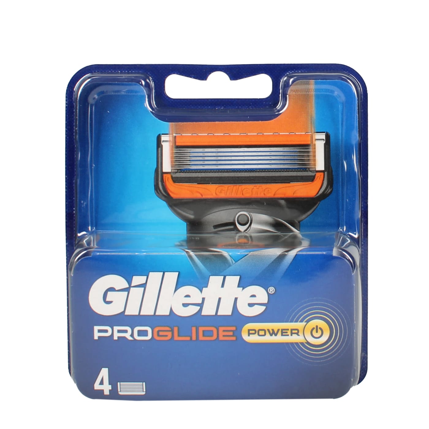 GILLETTE FUSION PROGLIDE POWER BLADES 4'S