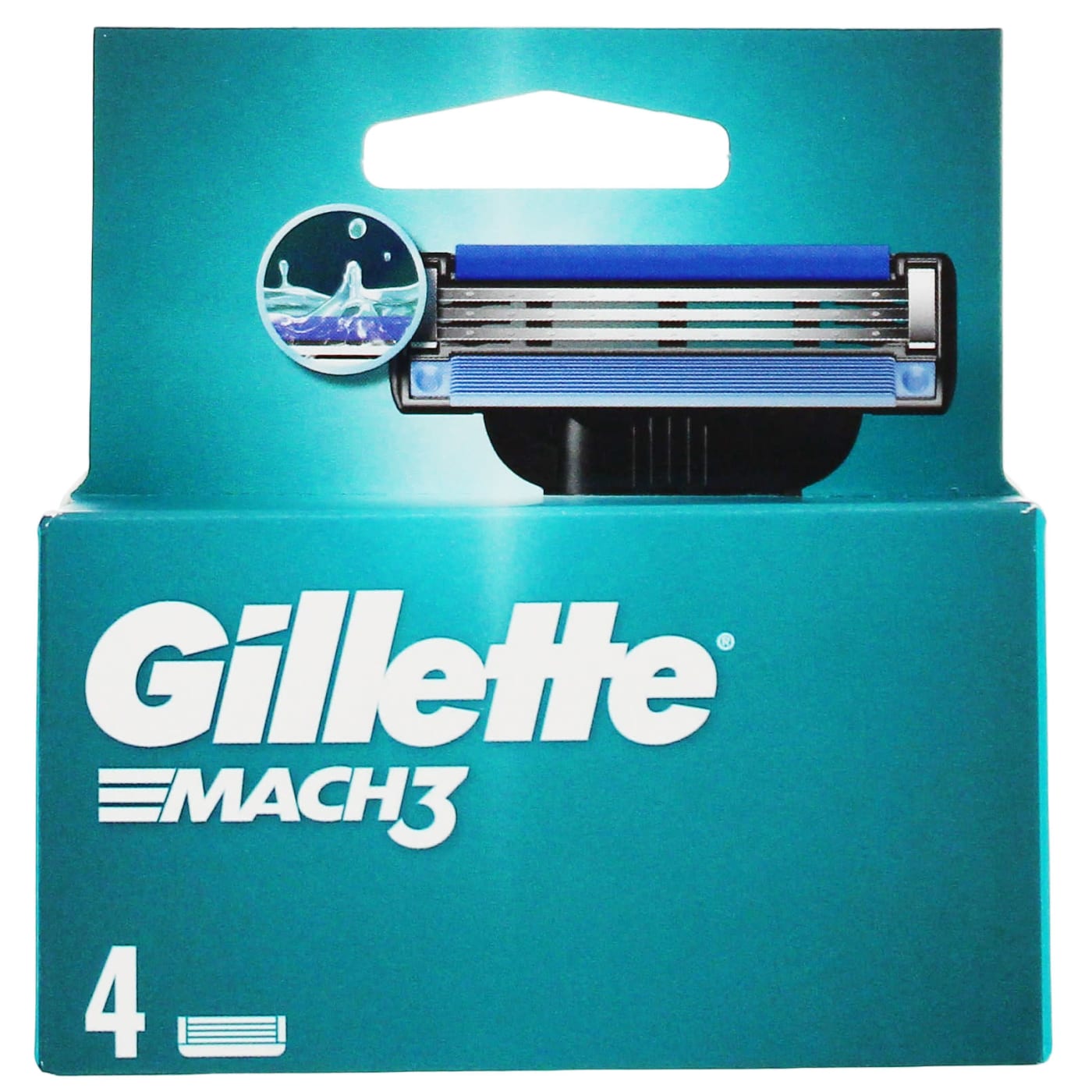 GILLETTE MACH3 BLADES 4'S